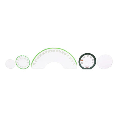 Trim Parts 1958 Chevrolet Corvette 8-Piece Instrument Lens Set, Each - (5142)