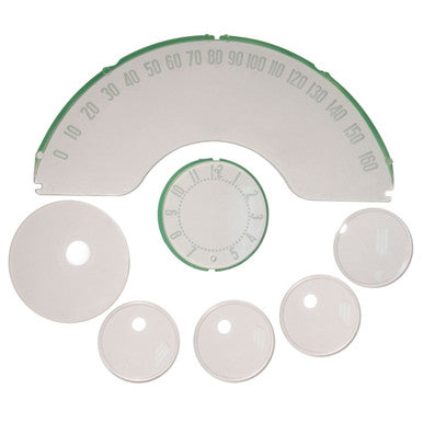 Trim Parts 1959-62 Chevrolet Corvette 7-Piece Instrument Lens Set, Each - (5143)