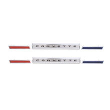 Trim Parts 1961 Chevrolet Corvette 6-Piece Front Fender Emblem Set, Pair - (5154A)