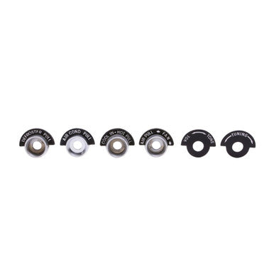 Trim Parts 1963 Chevrolet Corvette W/Air 6-Piece Radio Bezel Kit, Each - (5172)