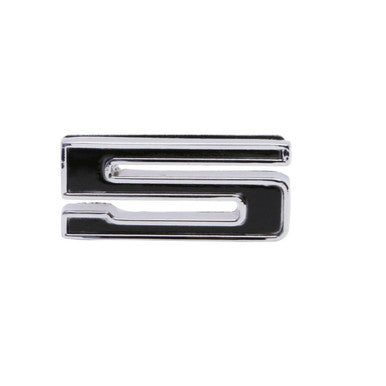 Trim Parts GM Car/Truck Black Number "5" In Chevrolet Script W/Adhesive Tape, Each - (5185B)