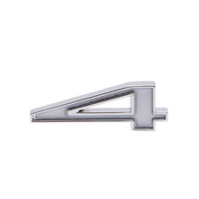 Trim Parts GM Car/Truck White Number "4" In Chevrolet Script W/Adhesive Tape, Each - (5186A)