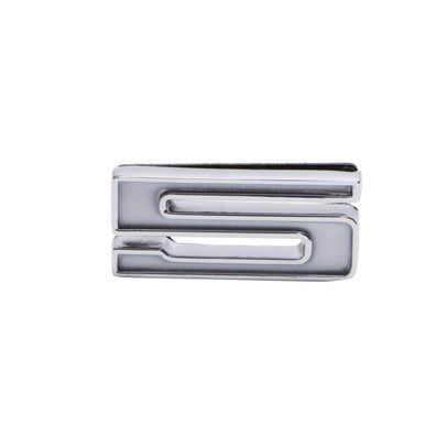 Trim Parts GM Car/Truck White Number "5" In Chevrolet Script W/Adhesive Tape, Each - (5186B)