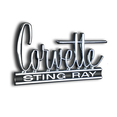 Trim Parts Hood and Deck emblem for 1966-67 Chevrolet Corvette Stingray - (5210)