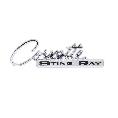 Trim Parts 1964-1965 Chevrolet Corvette Glove Box Door Emblem Only, Each - (5213)