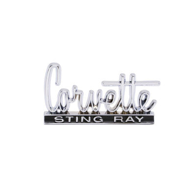 Trim Parts 1966-1967 Chevrolet Corvette Glove Box Door Emblem Only, Each - (5214)