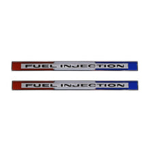 Trim Parts 1965 Chevrolet Corvette Front Fender  “Fuel Injection” Emblem W/Fasteners, Pair - (5225)