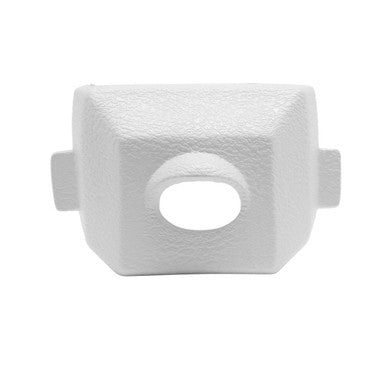 Trim Parts 1976 Chevrolet Corvette White Rear View Mirror Bracket Cover, Each - (5226S)