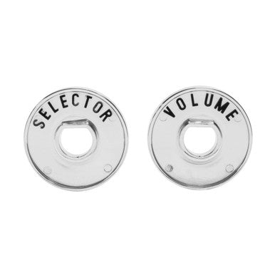 Trim Parts 1956-57 Chevrolet Corvette 2-Piece Radio Bezel W/Chrome Back Plates, Each - (5281)