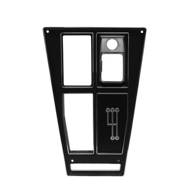 Trim Parts 1972-1976 Corvette W/Air 4-Speed Transmission Console Plate Assembly, Each - (5470)