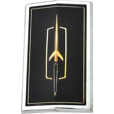 553237 - 1976 Oldsmobile Cutlass, Delta, 98; Nose Emblem; Rocket Logo, Black And Gold