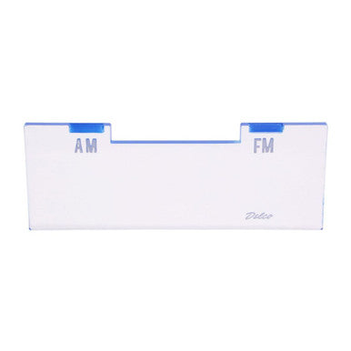 Trim Parts 1972-76 Chevrolet Corvette AM/FM Push Button Radio Lens, Each - (5537)