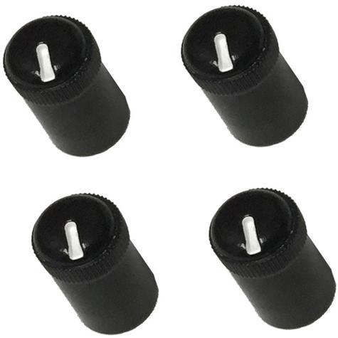1997-04 Chevrolet Corvette; Radio Knobs; 4 Piece Set - Small