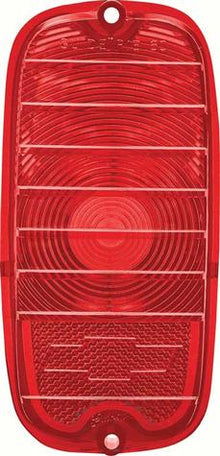 1960-66 Chevrolet Pickup Truck; Fleetside; Rear Tail lamp Lens; Red; with Bow Tie; RH or LH; Each