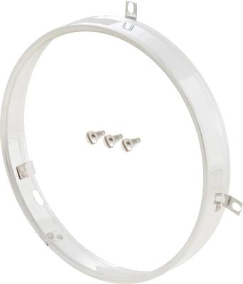 1958-76 GM; Headlamp Retaining Ring ; 5.75" Round; Stainless Steel; Various Models; Each