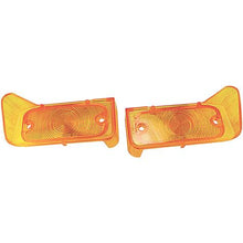 1964-65 GTO, 1966-67 Tempest, LeMans, 1963-65 Bonneville, Catalina; Park Lamp Lenses; Amber; LH and RH