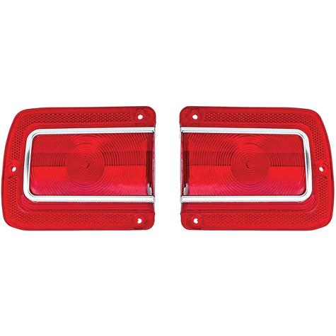 1965 Chevrolet Chevelle, Malibu; Tail Light Lenses; All Models Except Station Wagon; LH and RH