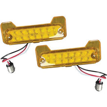 1966 Chevelle, Malibu, El Camino; LED Park Lamp Lenses; Amber; LH and RH