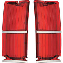 1966 Chevrolet El Camino and Chevelle Station Wagon Models; Tail Light Lenses; LH and RH