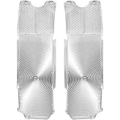 1966 Chevrolet El Camino and Chevelle Station Wagon Models; Tail Light Inner Diffuser Lenses; Clear; LH and RH