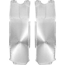 1966 Chevrolet El Camino and Chevelle Station Wagon Models; Tail Light Inner Diffuser Lenses; Clear; LH and RH