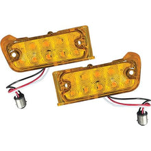1967 Chevelle, Malibu, El Camino; LED Park Lamp Lenses; Amber; LH and RH
