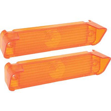 1967 Impala, Bel Air, Biscayne, Caprice; Amber Park Lamp Lens; RH & LH; Pair