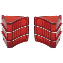 1967 Chevrolet El Camino and Chevelle Station Wagon Models; Tail Light Lenses; LH and RH