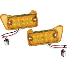 1968 Chevelle, Malibu, El Camino; LED Park Lamp Lenses; Amber; LH and RH