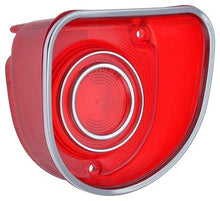 1968 Impala SS, Caprice; Tail Light Lens; with Chrome Bezel & Rings; with GM Markings; Each