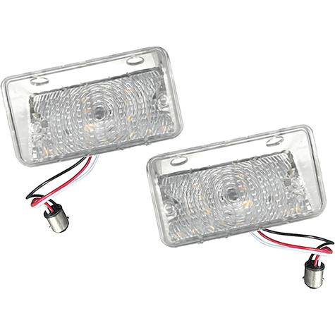 1970 Chevelle, Malibu; LED Park Lamp Lenses; Clear; LH and RH