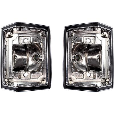 1968-69 El Camino; Chevelle Station Wagon; Tail Lamp Housings; Chrome Plated; LH & RH; Pair