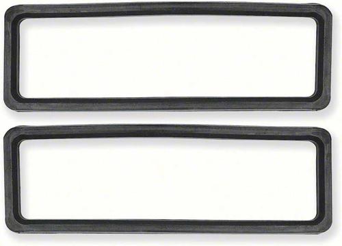 1970-72 Chevy Nova; Tail Lamp Bezel to Body Gaskets; Molded Rubber; Pair