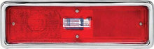 1970-71 Nova; Tail Light Assembly; with Rectangular Backup Lens; LH Drivers Side