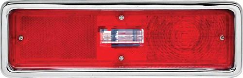 1970-71 Nova; Tail Light Assembly; with Rectangular Backup Lens; RH Passenger Side