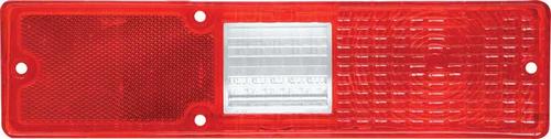 1971-72 Chevy Nova; Tail Light Lens; w/Square Backup Lens; RH Passenger Side; 1971 2nd Design Version
