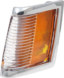 1985-87 Buick Regal; Front Side Marker Lamp; with Chrome Bezel; LH Driver Side