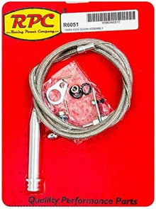 Braided Stainless Transmission Kick Down Assembly