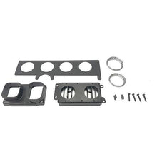 1970-81 Firebird OEM-Style In-Dash Louver Kit w/ Chrome Bezels