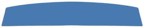1965-68 Mustang Vinyl Covered Package Tray without Speaker Holes - 65 Metallic Blue