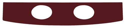 1965-67 Mustang Vinyl Covered Package Tray with Speaker Holes - 68 Maroon