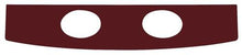 1965-67 Mustang Vinyl Covered Package Tray with Speaker Holes - 68 Maroon