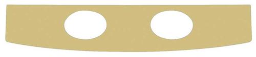 1965-67 Mustang Vinyl Covered Package Tray with Speaker Holes - Palomino