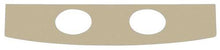 1965-67 Mustang Vinyl Covered Package Tray with Speaker Holes - 67 Parchment