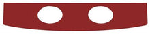 1965-67 Mustang Vinyl Covered Package Tray with Speaker Holes - 66-67 Red