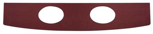 1965-67 Mustang Vinyl Covered Package Tray with Speaker Holes - 65 Bright Red