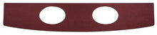 1965-67 Mustang Vinyl Covered Package Tray with Speaker Holes - 65 Bright Red