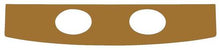1965-67 Mustang Vinyl Covered Package Tray with Speaker Holes - Saddle