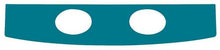 1965-67 Mustang Vinyl Covered Package Tray with Speaker Holes - Turquoise
