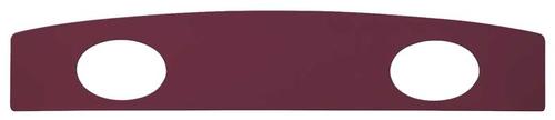 1968 Mustang Vinyl Covered Package Tray with Speaker Holes - 68 Maroon